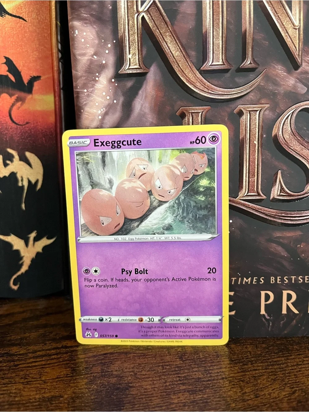 Exeggcute Pokemon TCG Card Crown Zenith 057/159